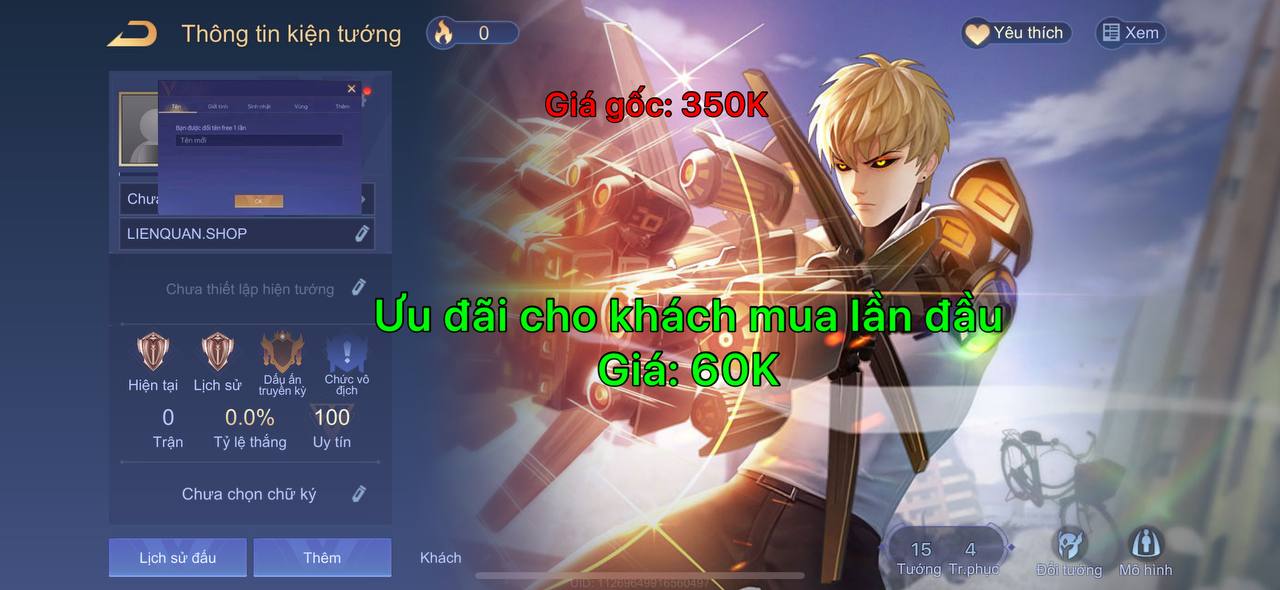 Nick Reg Liên Quân 10