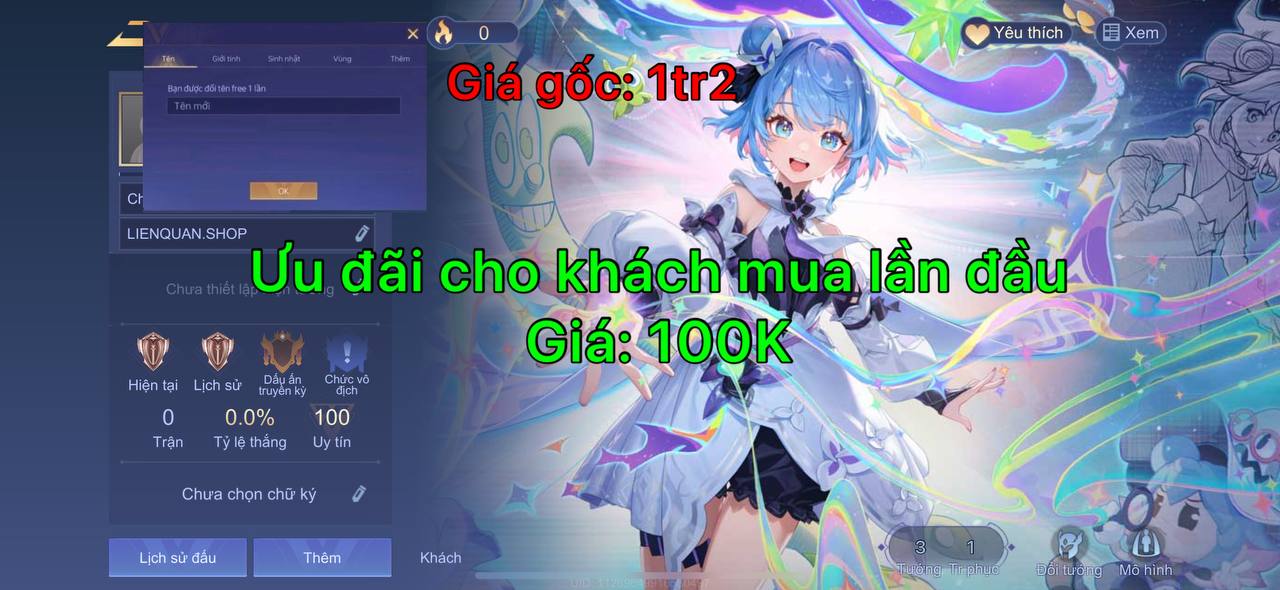 Nick Reg Liên Quân 1